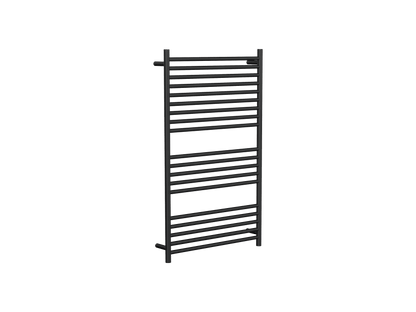 Allegra 19 Bar Wide Heated Towel Rail - Matte Black