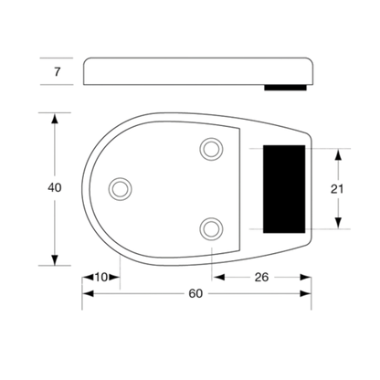 Xcel Series Bumper – Concealed - With Screw Fixings
