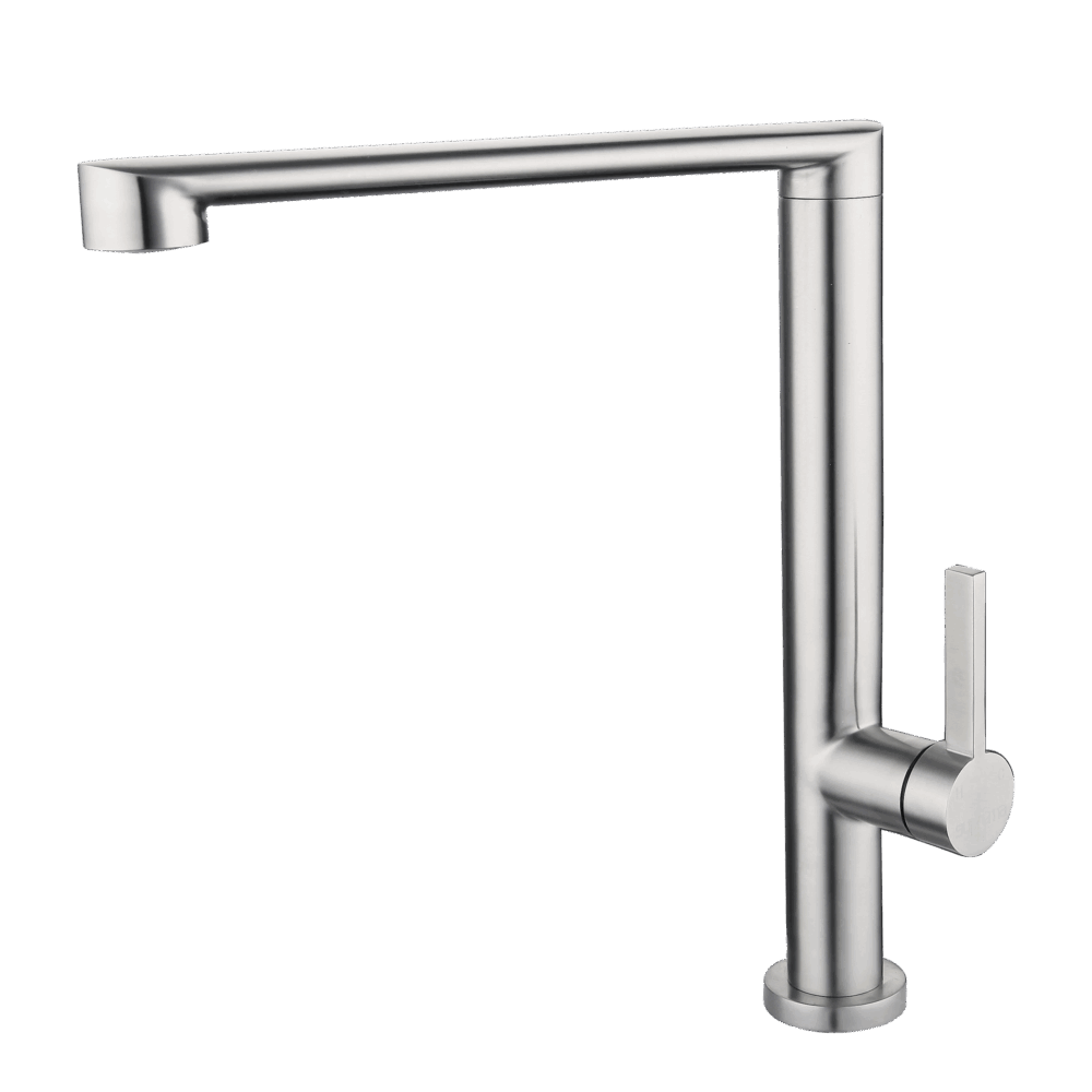 XCELSIOR Stainless Steel Elegant straight neck XPRESSFIT mixer Satin