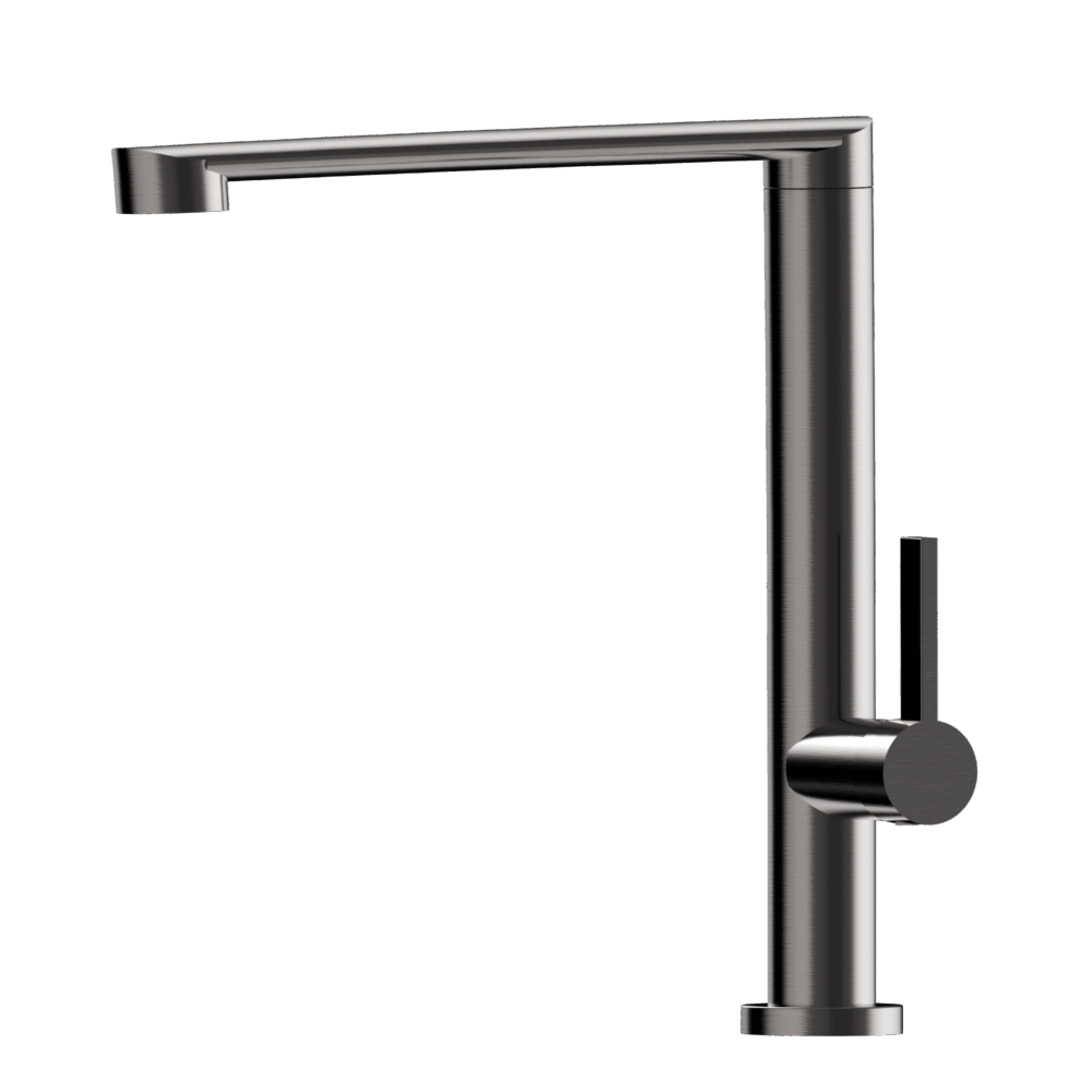XCELSIOR Stainless Steel Elegant straight neck XPRESSFIT mixer Gun Metal