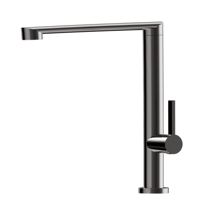 XCELSIOR Stainless Steel Elegant straight neck XPRESSFIT mixer Gun Metal
