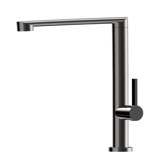 XCELSIOR Stainless Steel Elegant straight neck XPRESSFIT mixer Gun Metal