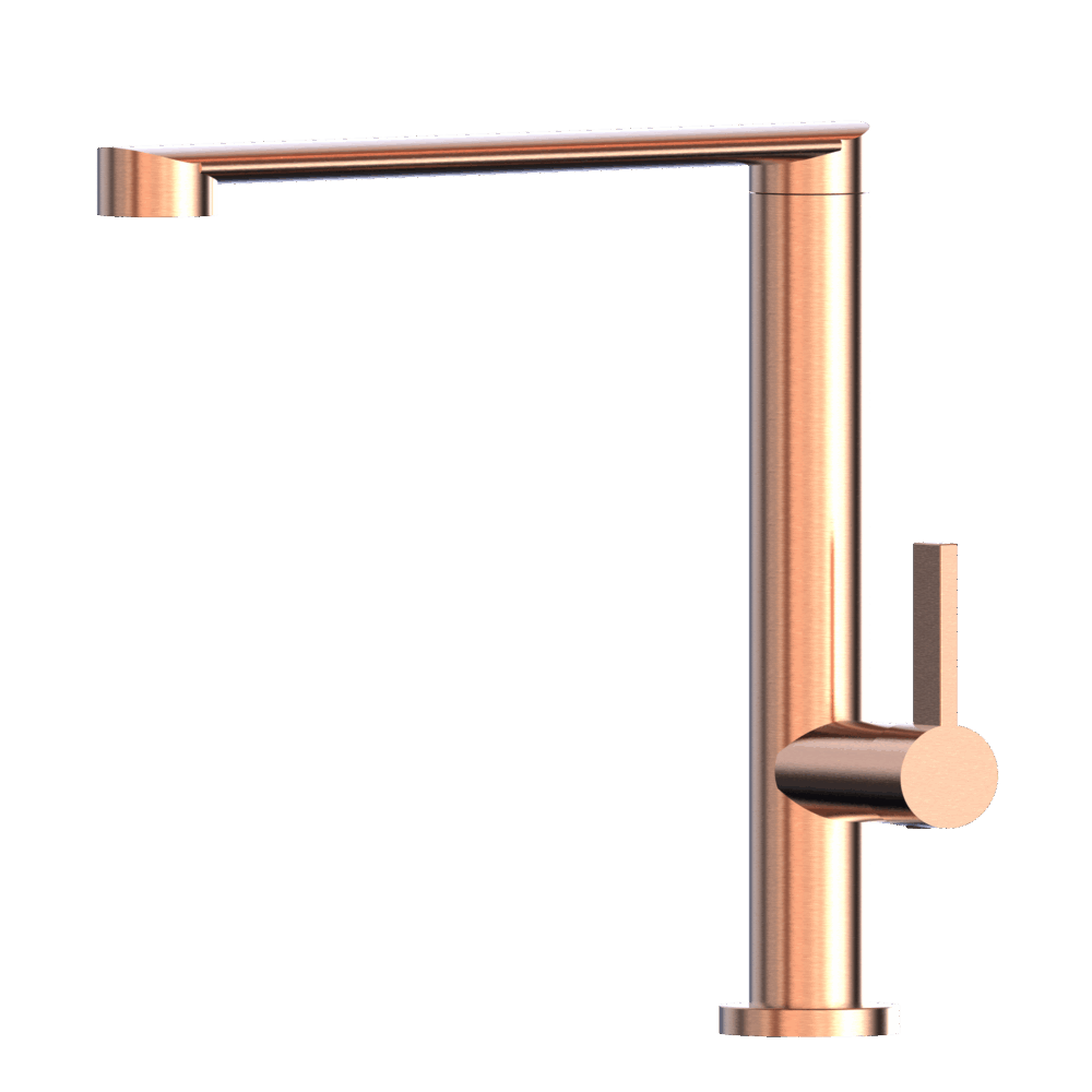 XCELSIOR Stainless Steel Elegant straight neck XPRESSFIT mixer Rose Gold