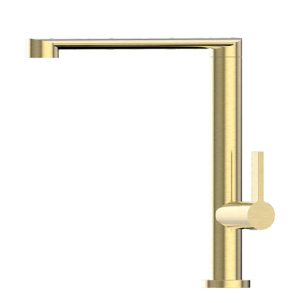 XCELSIOR Stainless Steel Elegant straight neck XPRESSFIT mixer Brushed Gold