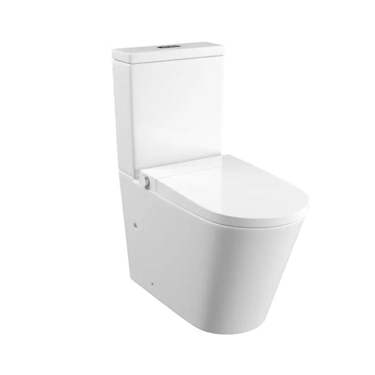 Zero Back to Wall Rimless Toilet Suite With Smart Bidet Seat