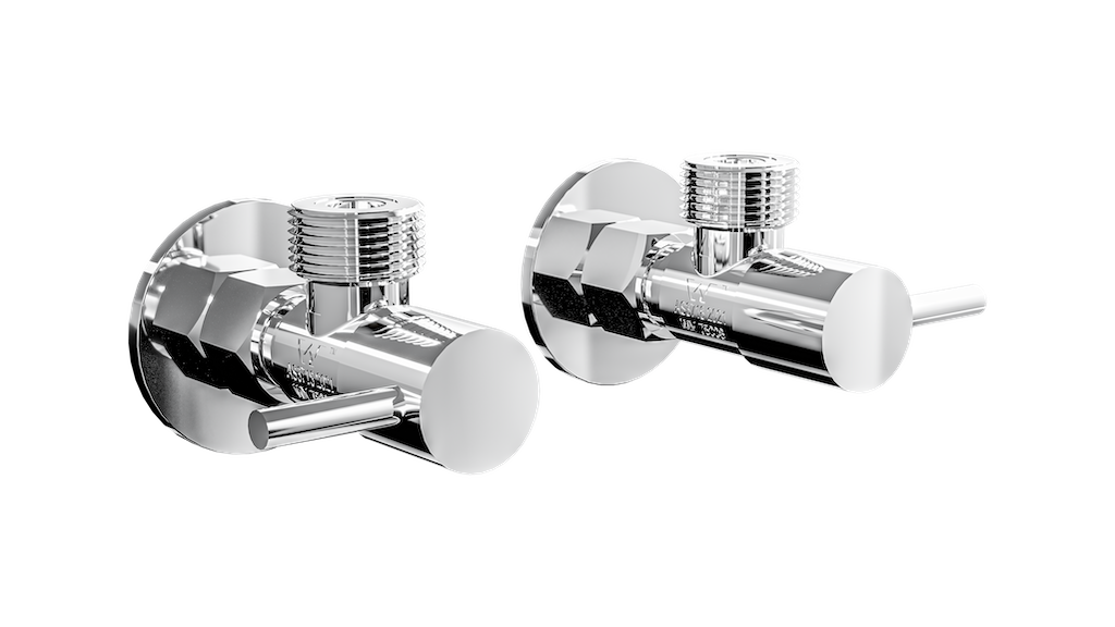 Zarah Easy Turn Washing Machine Taps - Chrome