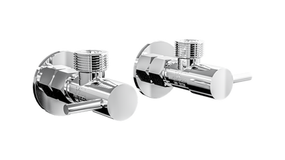 Zarah Easy Turn Washing Machine Taps - Chrome