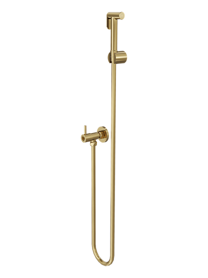 Zarah Bidet/Douche Spray with Single Controller - Brushed Brass