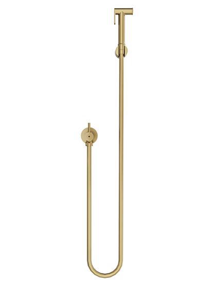 Zarah Bidet/Douche Spray with Single Controller - Brushed Brass