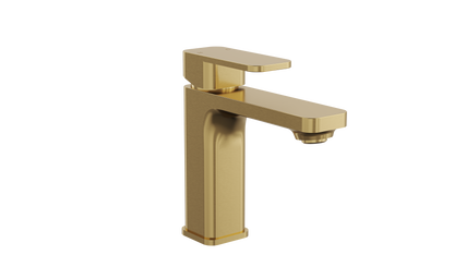 Zia Basin Mixer - Brushed Brass