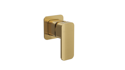 Zia Wall Mixer - Brushed Brass