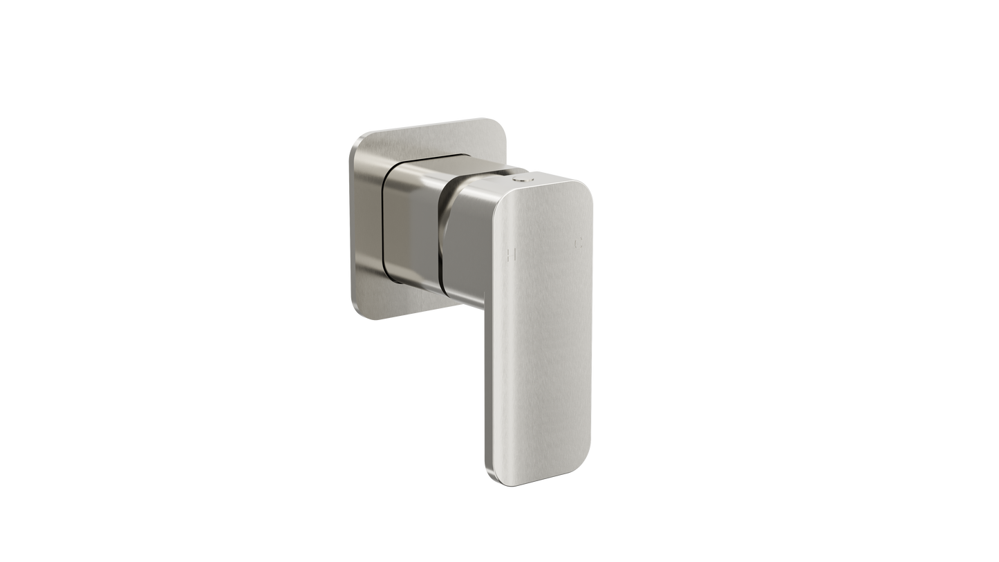 Zia Wall Mixer Trim Kit - Brushed Nickel