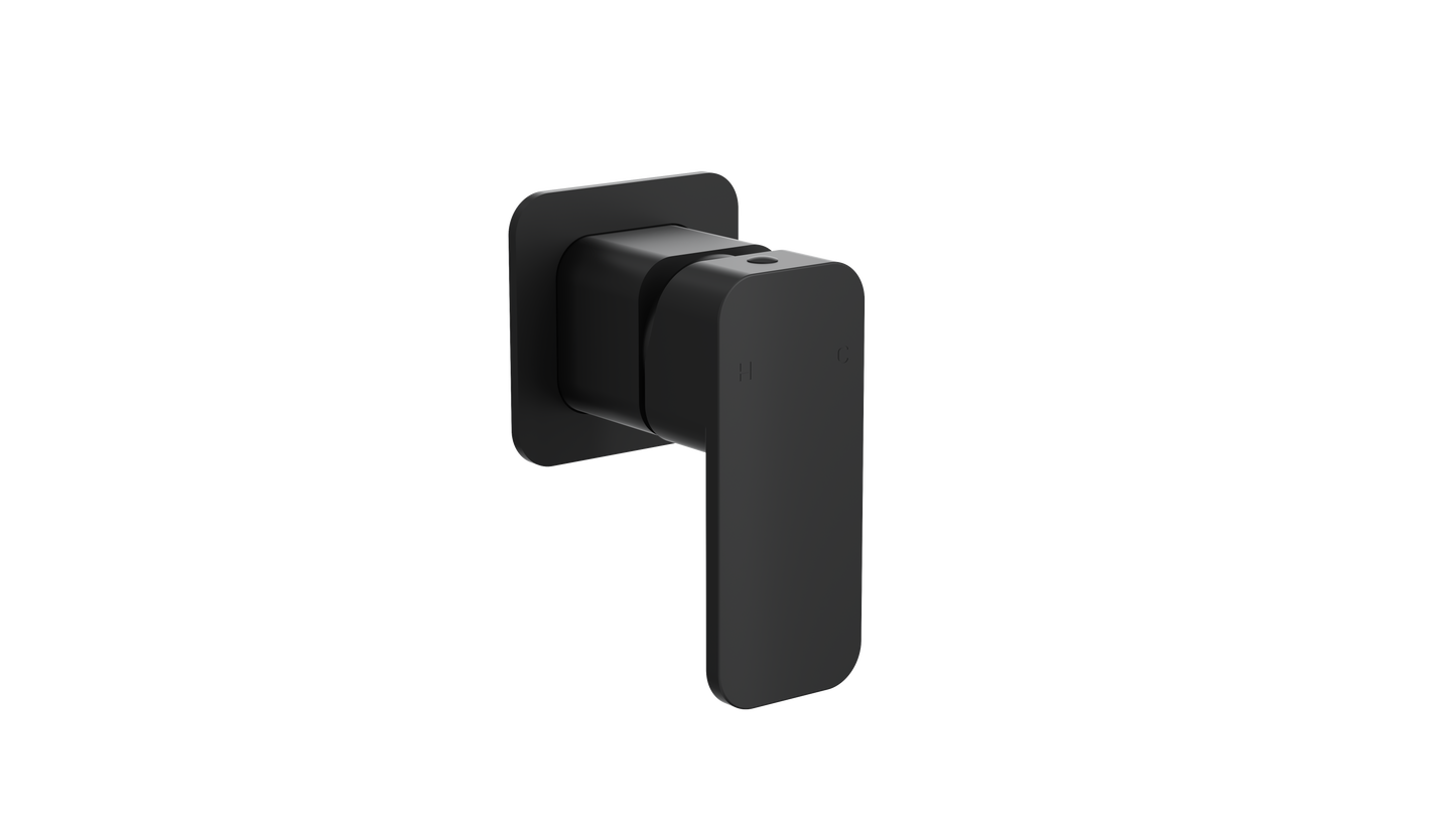 Zia Wall Mixer - Matte Black