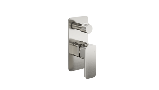 Zia Wall Mixer with Divertor - Brushed Nickel