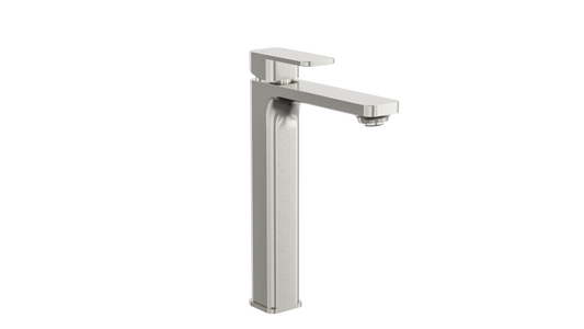 Zia Tall Basin Mixer - Brushed Nickel