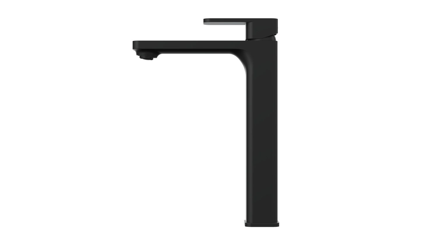Zia Tall Basin Mixer - Matte Black