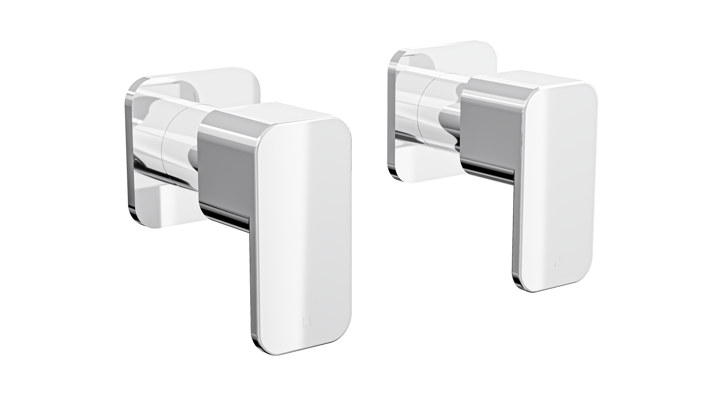 Zia Wall Top Assemblies - Chrome