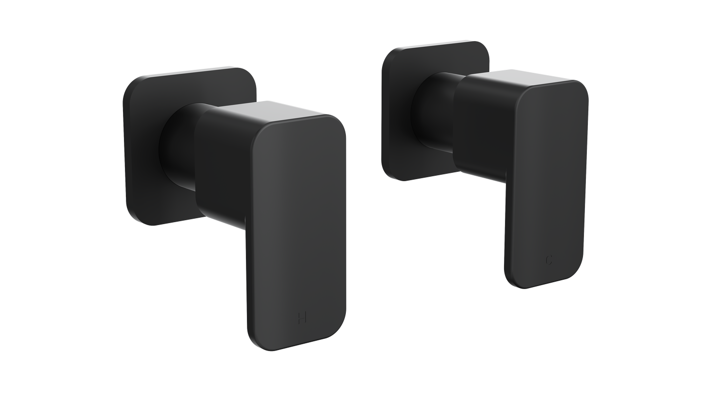 Zia Wall Top Assemblies - Matte Black