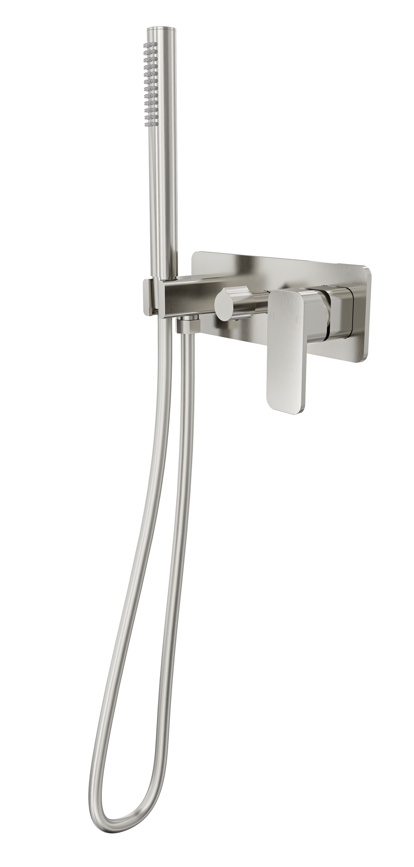 Zia Wall Mixer with Hand Shower - Brushed Nickel