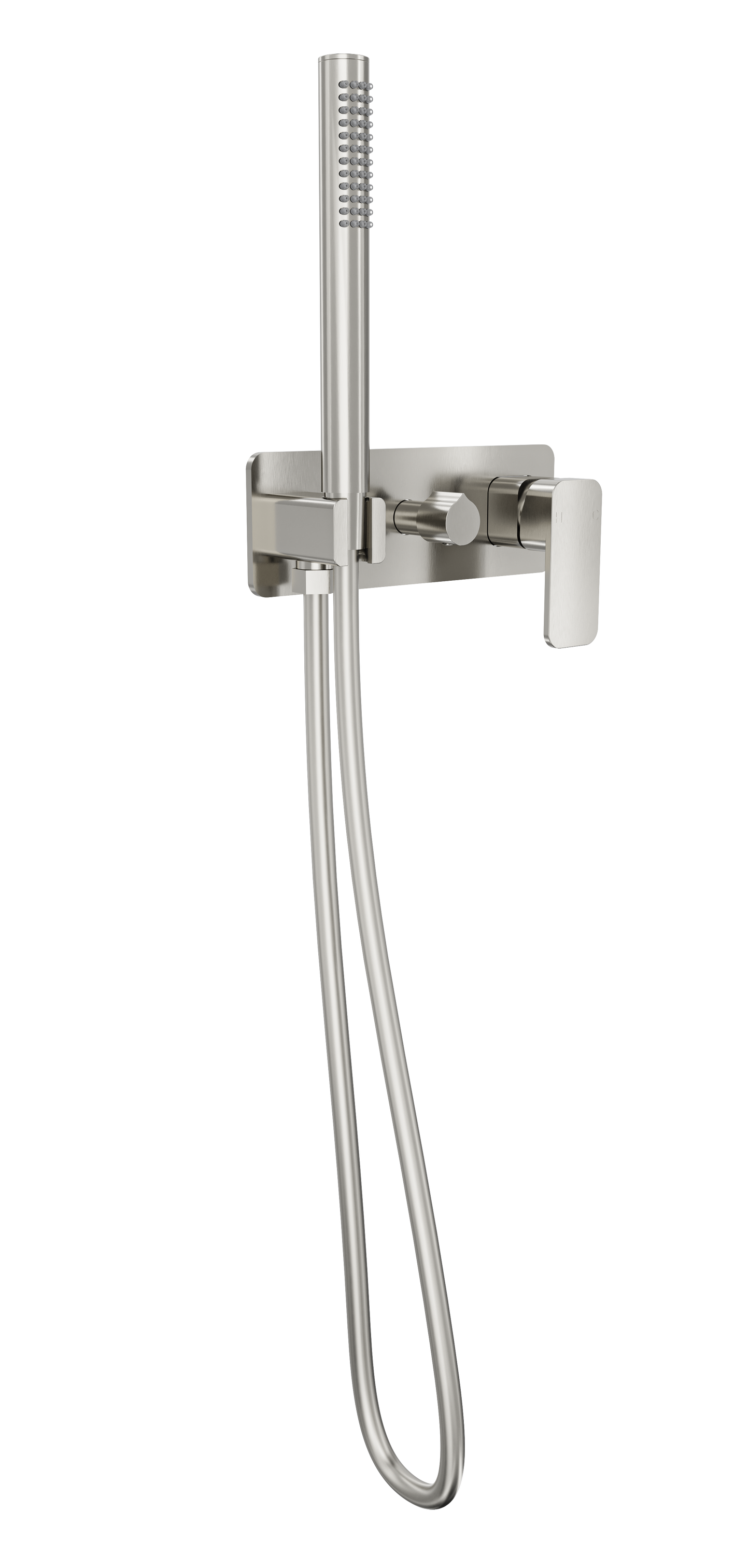 Zia Wall Mixer with Hand Shower - Brushed Nickel