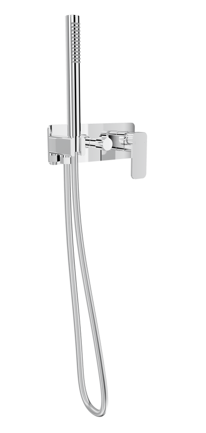 Zia Wall Mixer with Hand Shower - Chrome