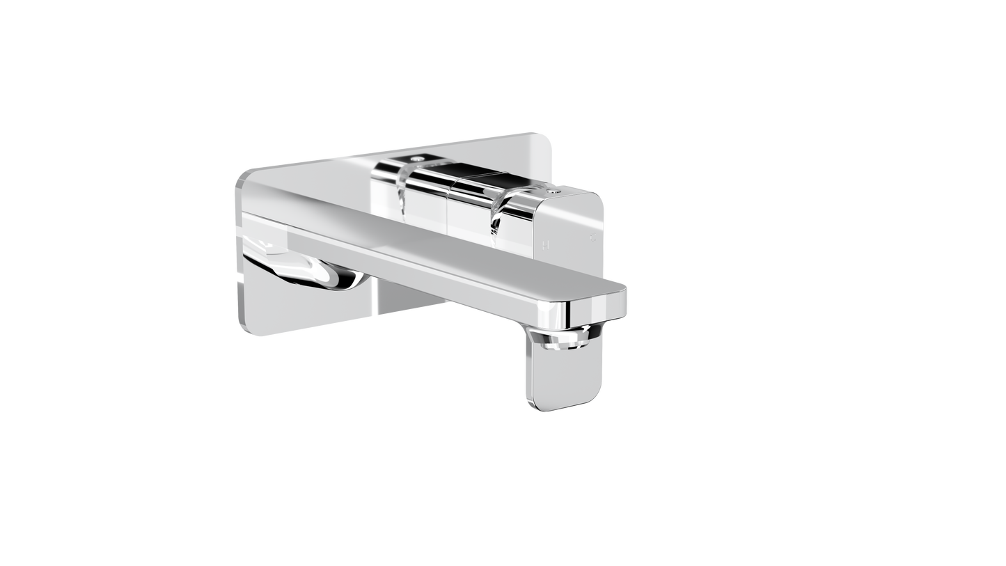 Zia Wall Basin or Bath Mixer - Chrome