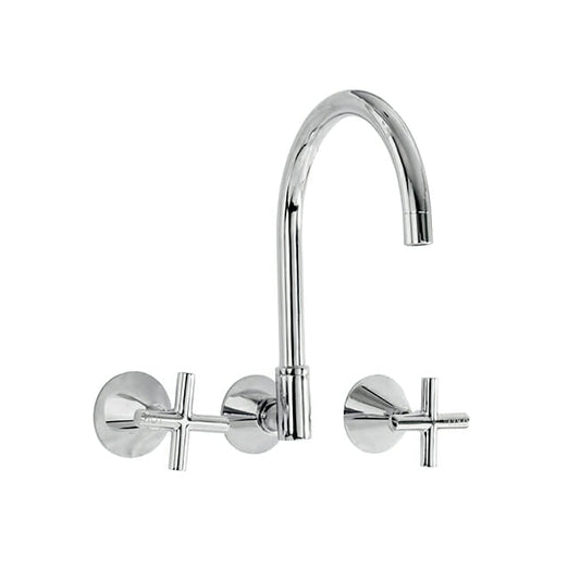 KIRRA PLUS Wall Sink Set - Chrome