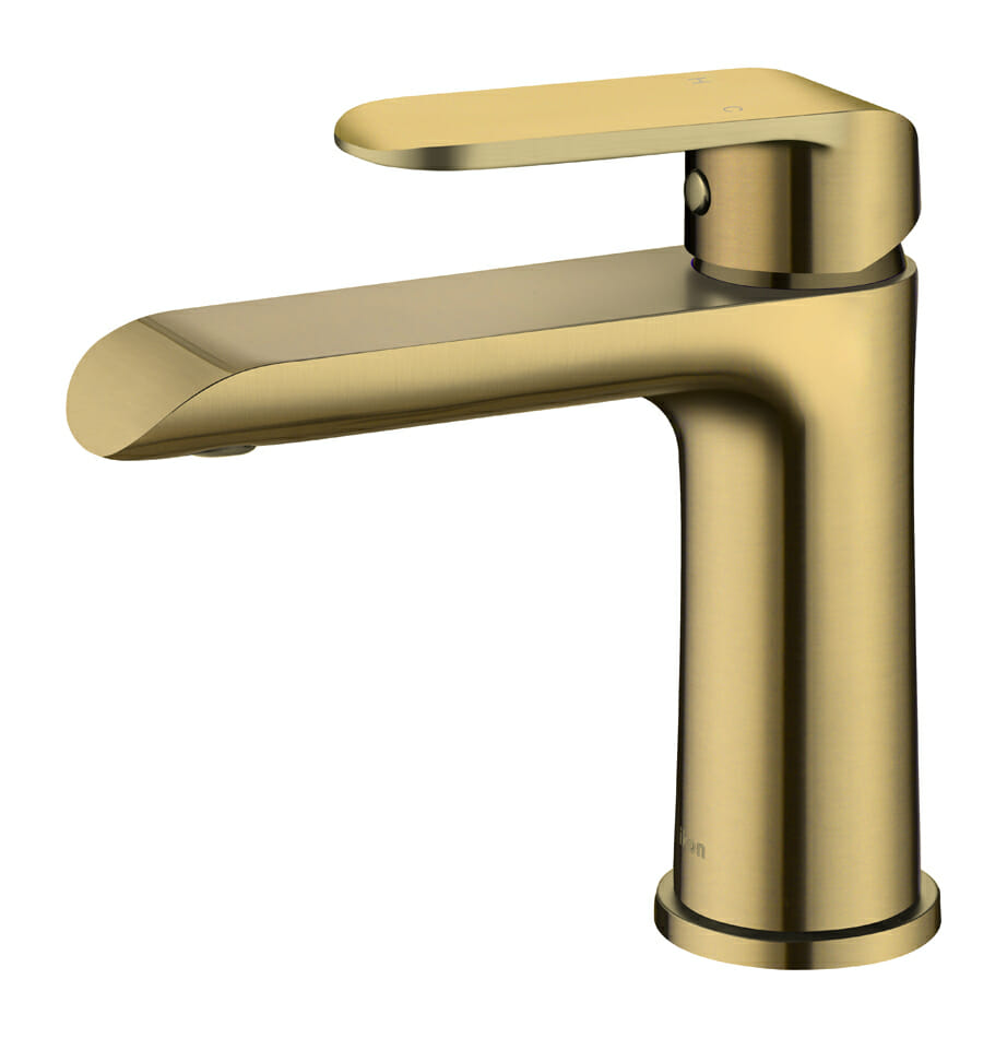 Kara Basin Mixer - Brushed Gold