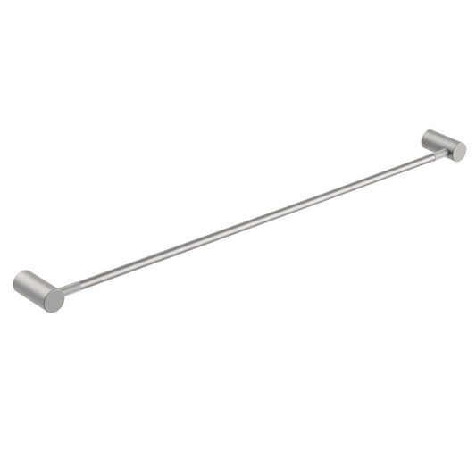 CADDENCE Brushed Nickel Single Towel Rail - 800mm