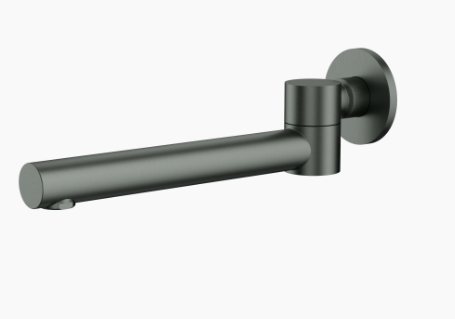 Otus Swivel Bath Spout Gun Metal Lead Free
