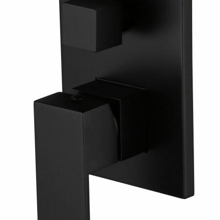 Matte Black Shower/Bath Mixer Diverter
