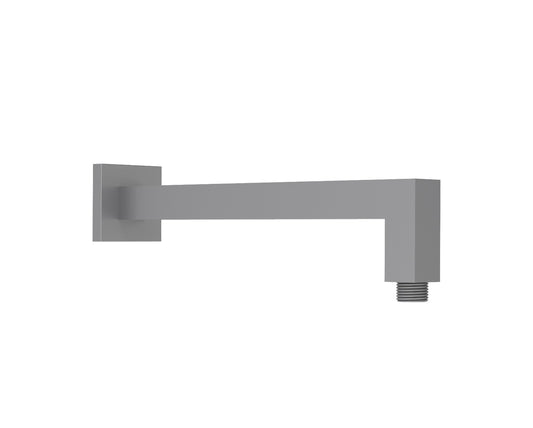 Square Shower Arm Horizontal Gunmetal 400mm