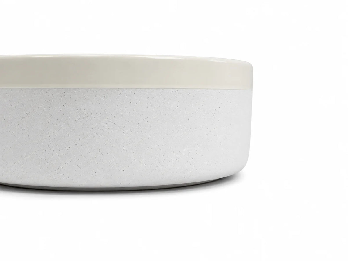 375*375*135mm Color Plus Textured Exterior Finish & Matte Creamy Interior Finish Above Counter Basin