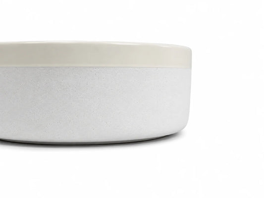 375*375*135mm Color Plus Textured Exterior Finish & Matte Creamy Interior Finish Above Counter Basin