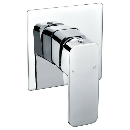 Nova Round Cornered Rectangle Handle Wall Mixer