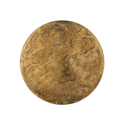 Mica Shower Head - 250mm - Living Brass