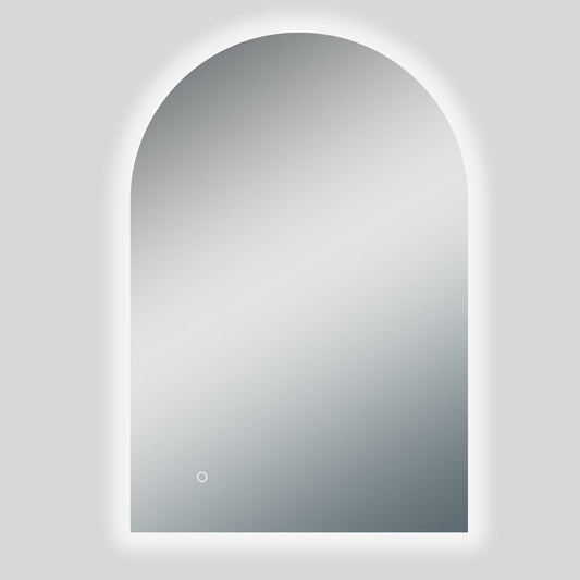 Uni-Arch Backlit LED Framless Mirror - 600x900mm
