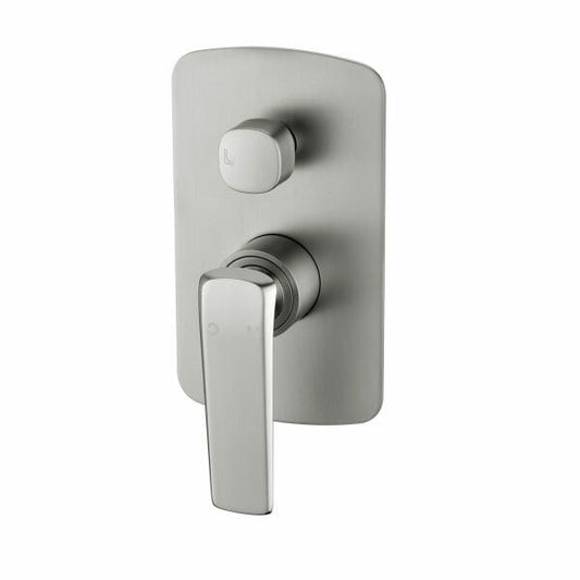 Esperia Brushed Nickel Wall Mixer with   Diverter