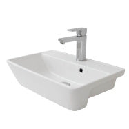 Agres 56 x 35 Semi-Recessed Basin