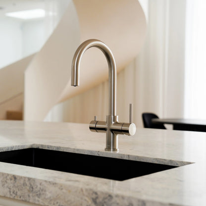 Alia 4-in-1 Instant Boiling and Chilled Filtered Water Tap - Brushed Nickel