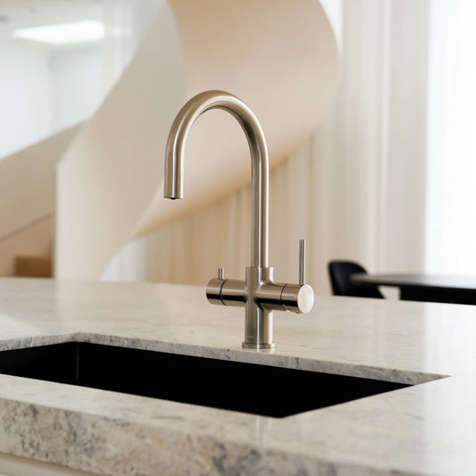 Alia 4-in-1 Instant Boiling and Chilled Filtered Water Tap - Brushed Nickel
