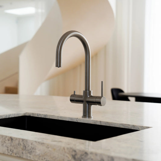 Alia 4-in-1 Instant Boiling and Chilled Filtered Water Tap - Gunmetal Grey
