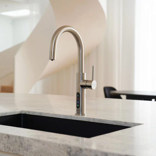 Alia X51 Instant Boiling Filtered Water Tap - Brushed Nickel