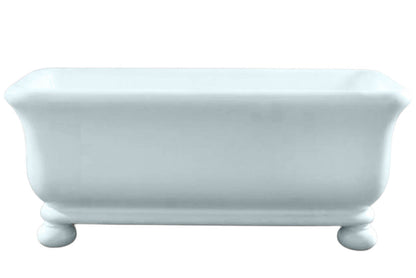 Kirkham 180 TitanCast Solid Surface Bath With Ball Feet - Special Finish