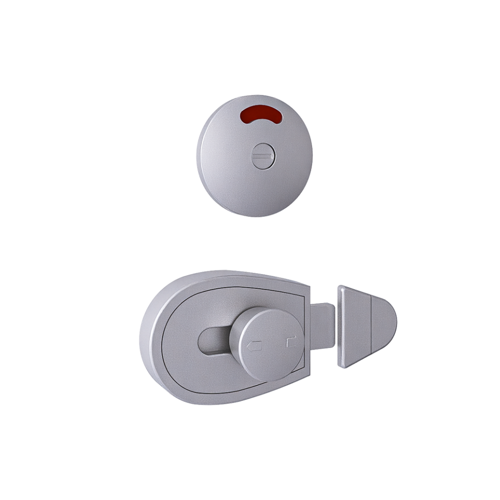 Xcel Slide Lock & Indicator Set ANMB - With Screw Fixings