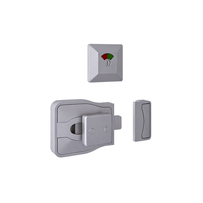 Moda Series Emergency Release Slide Lock and Indicator Set - Anti-Microbial - With Screw Fixings