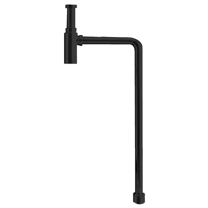 Deluxe Adjustable Bottle S Trap - Matte Black