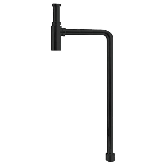 Deluxe Adjustable Bottle S Trap - Matte Black