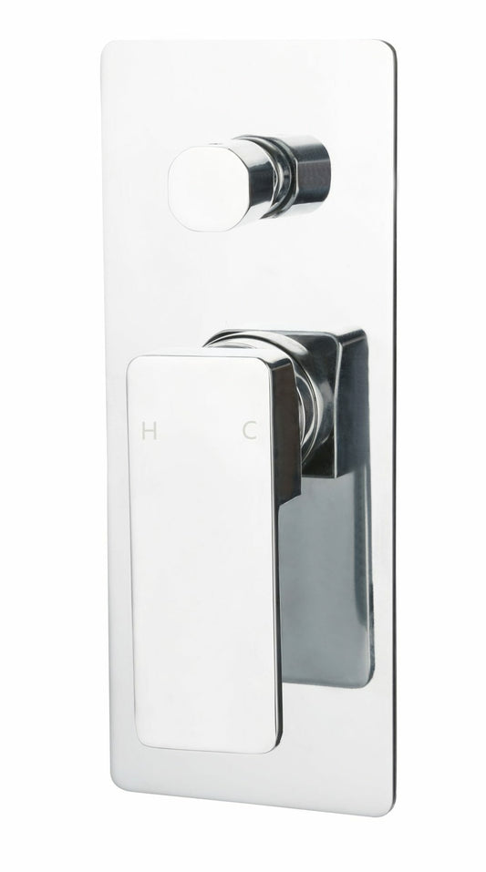 Ceram Wall Mixer With Diverter - Chrome