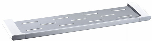 Cora Cosmetic Shelf - Chrome & White